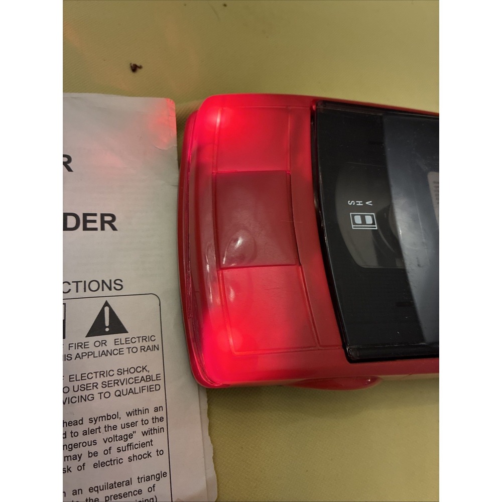 Vtg Gran Prix VHS Tape Reminder Model TVR93 Head Lights Light Up When Working - Picture 3 of 11